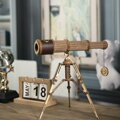 RoboTime Drevené 3D mechanické puzzle Pirátsky ďalekohľad 314 ks
