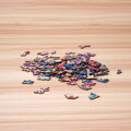 RoboTime Drevené puzzle Kvetinová mandala - poškodený obal