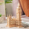 RoboTime Drevené 3D puzzle svietiace Hodinová veža Big Ben