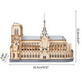 RoboTime 3D drevená skladačka Parížska katedrála Notre-Dame