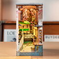 RoboTime Drevené 3D puzzle Miniatúra domčeka Sakurová ulička