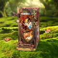 RoboTime 3D skladačka Zarážka na knihy Miniatúra domčeka Cesta do ríše divov