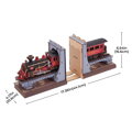 RoboTime 3D drevené puzzle Zarážka na knihy Historický parný vlak