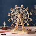 RoboTime Drevené 3D mechanické puzzle Hracia skrinka Ruské koleso 232 ks