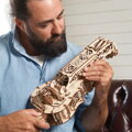 Ugears 3D drevené mechanické puzzle Ninera (Hurdy-Gurdy)