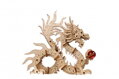 Ugears 3D drevené mechanické puzzle Drak