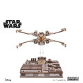 Ugears 3D drevená mechanická skladačka Star Wars Luke Skywalker X-Wing stíhačka