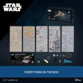 Ugears 3D drevená mechanická skladačka Star Wars Luke Skywalker X-Wing stíhačka