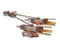 Ugears 3D drevená mechanická skladačka Star Wars Závodný klzák Anakin Skywalker