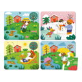 Vilac Drevené puzzle 4 ročné obdobia