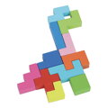 Tangram 3D farebný