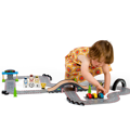 Bigjigs Rail Drevená autodráha závodný deň - poškodený obal