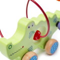 Bigjigs Toys Motorický labyrint na kolieskach - Krokodíl