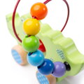 Bigjigs Toys Motorický labyrint na kolieskach - Krokodíl