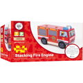 Bigjigs Toys Nasadzovanie Hasičské auto