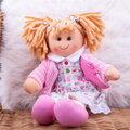 Bigjigs Toys Látková bábika Poppy - 28 cm