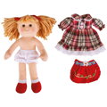 Bigjigs Toys Látková bábika Mandie - 34 cm