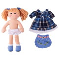 Bigjigs Toys Látková bábika Katie - 34 cm