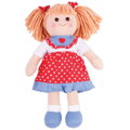 Bigjigs Toys Látková bábika Emily - 34 cm