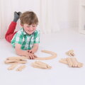 Bigjigs Rail Drevené koľaje Set 24 dielov