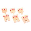 Bigjigs Rail Drevené koľaje Nárazníky 6 ks