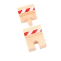 Bigjigs Rail Drevené koľaje Nárazníky 6 ks