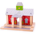 Bigjigs Rail Drevené vláčiky - Železničná stanica