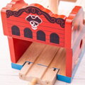 Bigjigs Rail Drevené vláčiky - Pirátska galéra