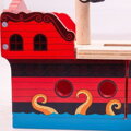 Bigjigs Rail Drevené vláčiky - Pirátska galéra