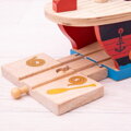 Bigjigs Rail Drevené vláčiky - Pirátska galéra