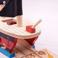 Bigjigs Rail Drevené vláčiky - Pirátska galéra