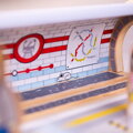 Bigjigs Rail Drevené vláčiky - Stanica metra