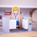 Bigjigs Rail Drevené vláčiky - Stanica metra