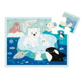 Mudpuppy Puzzle v taštičke Ľadový priatelia 12 dielikov