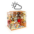 RoboTime Drevené 3D puzzle Miniatúra Knižnica DG102
