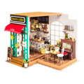 RoboTime Drevené 3D puzzle Miniatúra kaviareň DG109