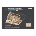 RoboTime Drevené 3D mechanické puzzle Guľôčkové dráhy Špirála 233 ks