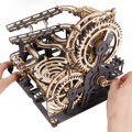RoboTime Drevené 3D mechanické puzzle Guľôčkové dráhy Mesto prekážok 294 ks