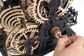 RoboTime Drevené 3D mechanické puzzle Guľôčkové dráhy Mesto prekážok 294 ks