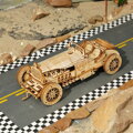 RoboTime Drevené 3D puzzle Závodné auto 220 ks