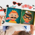 Petitcollage Magnetické puzzle Veselé tváre 25 ks