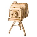 RoboTime Drevené 3D puzzle Historický fotoaparát 140 ks