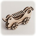 Drevené 3D puzzle Hasičský voz