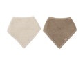 Podbradník bandana 2ks Sand / Milky Coffee