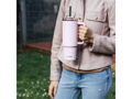 Nerezový termohrnček so slamkou Stream Light Pink 950 ml