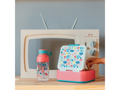 Plastová fľaša Ice Kids s pútkom Flowers 430 ml