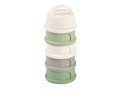 Súprava téglikov na sušené mlieko / desiatu Cotton White / Sage Green