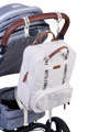 Prebaľovací batoh Family Club Signature Teddy Off White