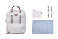 Prebaľovací batoh Family Club Signature Teddy Off White