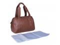 Prebaľovacia taška Mommy Club Signature Vegan Leather Dark Brown